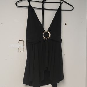Black Halter Top